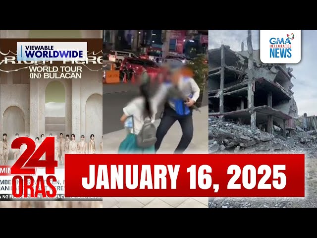 24 Oras Express: January 16, 2025 [HD]