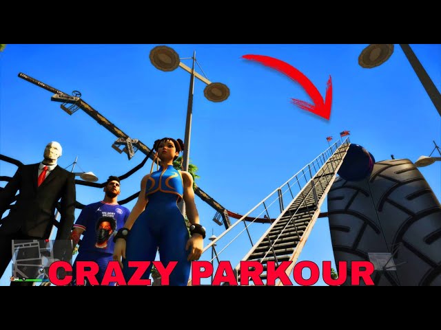 CRAZY PARKOUR IN GTA V