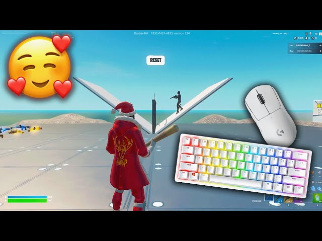 Chill ASMR🤩 1v1 BUILD FIGHT 🏆Satisfying Fortnite Keyboard Sounds