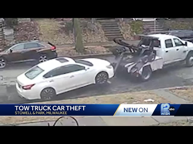 Milwaukee police investigating car stolen by tow truck