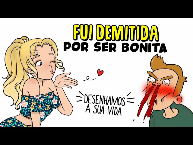 Fui demitida por ser bonita 😲 Draw My Life | Desenhando minha vida