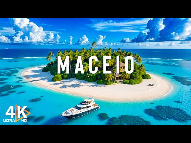 Maceio, Brazil 4K - Soothing Music Along With Beautiful Nature Video - 4K Video Ultra HD