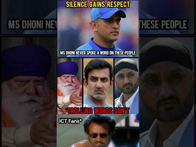 MS Dhoni vs Yograj Singh and Gautam Gambhir and Harbajan Singh| Respect MSD