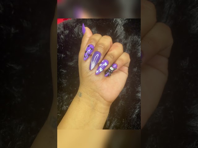 Violet Valentine 💜 Link in bio #nails #pressonails #nailart