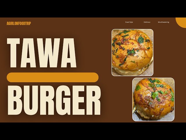 Quick and Easy Streetstyle Desi Tawa Burger || Paneer burger || Desi Burger