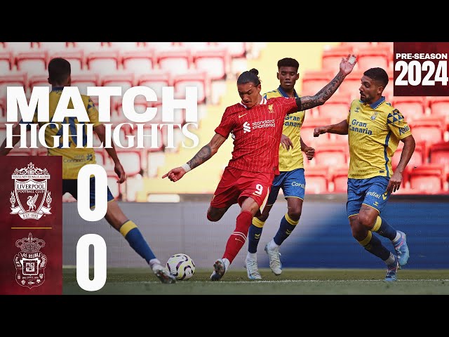 HIGHLIGHTS: Liverpool 0-0 Las Palmas | Pre-Season 2024 ends in Anfield draw