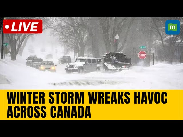 Severe winter storms impacted major cities across Canada