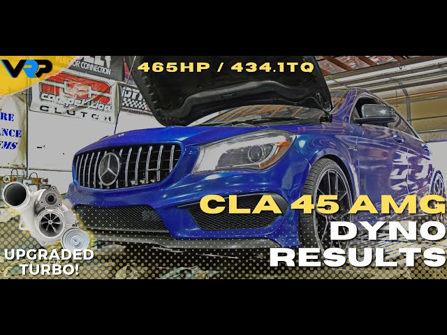 CLA45 AMG M133 Dyno Video + Results with VRP650 Turbo Upgrade!