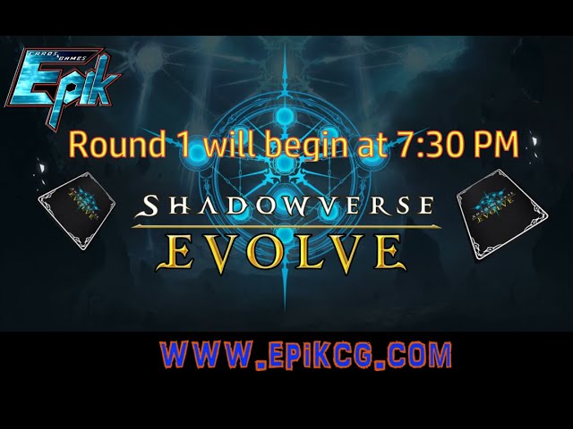 Epik Cards & Games - SVE Tuesday Tournament