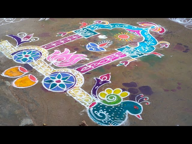 👋Radham rangoli👋#viralvideo#rangoli #radamkolam#kolamdesigns#rangolidesigns#minivlog #godavari#art