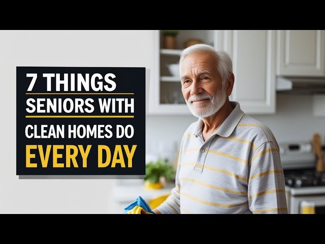 7 Things Seniors With Clean Homes Do Every Day