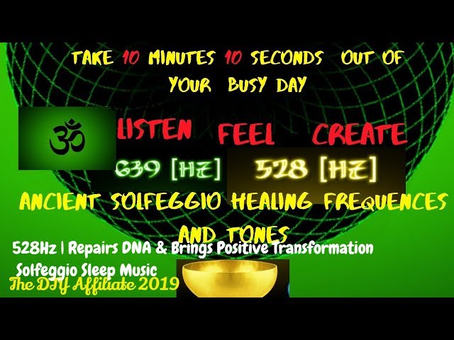 The DIY Affiliate Solfeggio Healing Frequencies