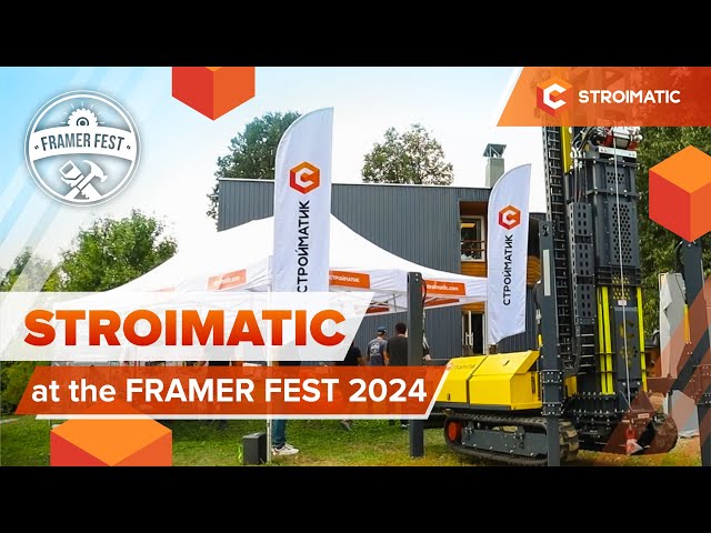 STROIMATIC participated in the one-of-a-kind festival of frame house building masters #FramerFest24