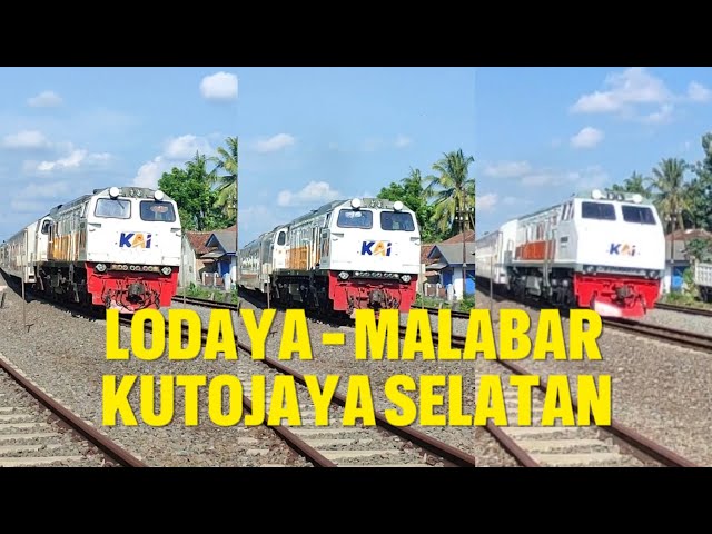 3 trains pass through Manonjaya Station in less than 45 minutes