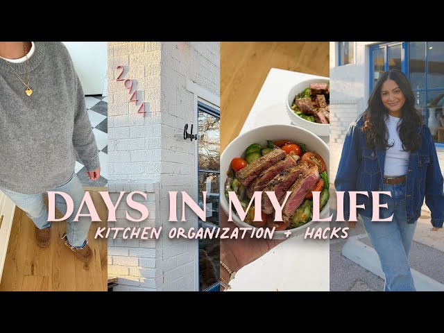 VLOG: kitchen organization hacks, rhode lip liner launch, michelin recommended restauraunt in austin