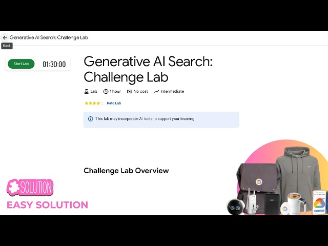 Generative AI Search: Challenge Lab | #qwiklab | #challenge