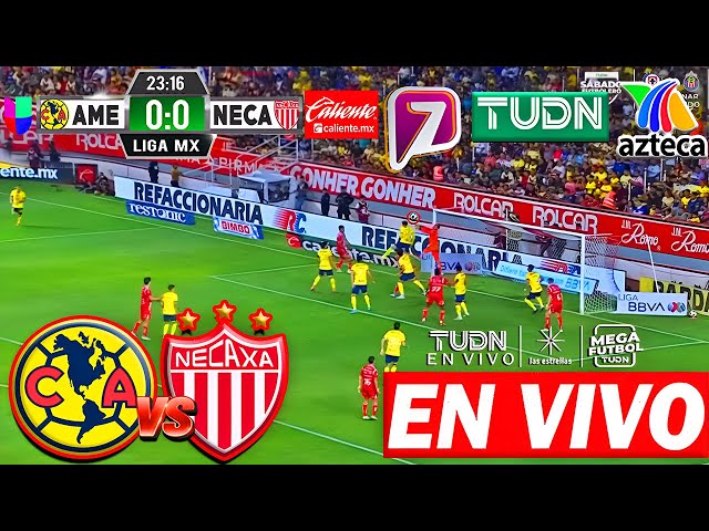 En vivo América vs Necaxa | Tv Azteca Deportes | Liga MX 2025 | Donde ver necaxa vs america en vivo