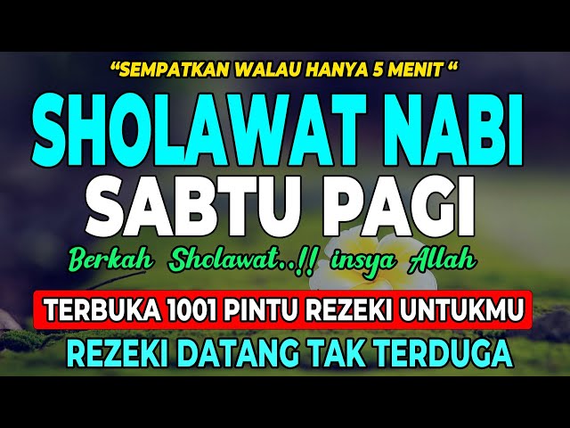 PUTAR SIANG INI !! Sholawat Jibril Pengabul Hajat, Mendatangkan Rezeki, Penghapus Dosa