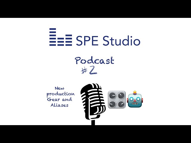 SPE Studio Podcast #2: New Production gear and Multiple artist alias