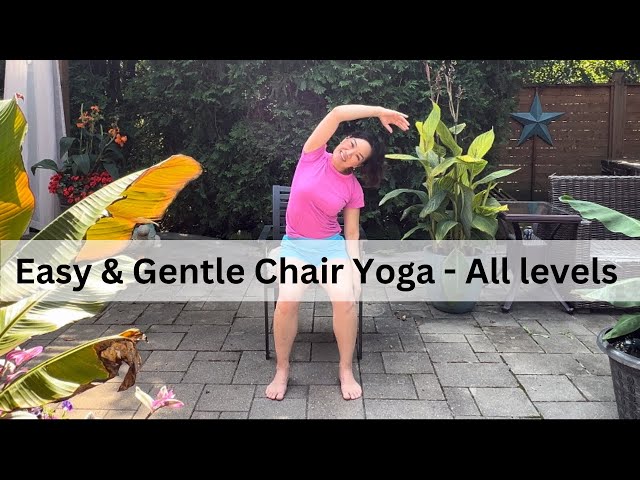 Relax & Renew: Gentle Chair Yoga Flow for All levels  🧘‍♀️🪑