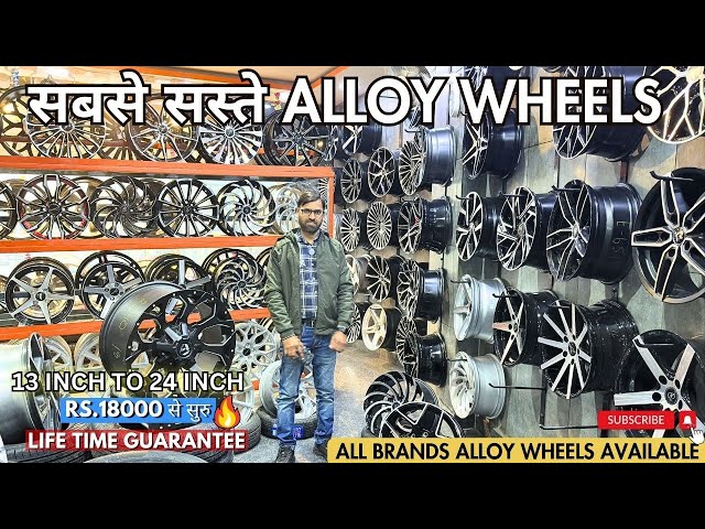 NEO & PLATI  Alloy Wheels Market Delhi | Latest Design Alloy wheels collection | EMI available 🤯2