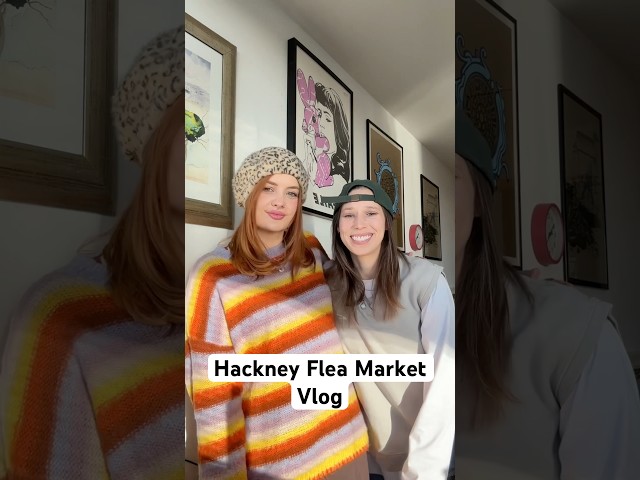 A quick day trip to the Hackney Flea Market in London to thrift some vintage decor #antiquing