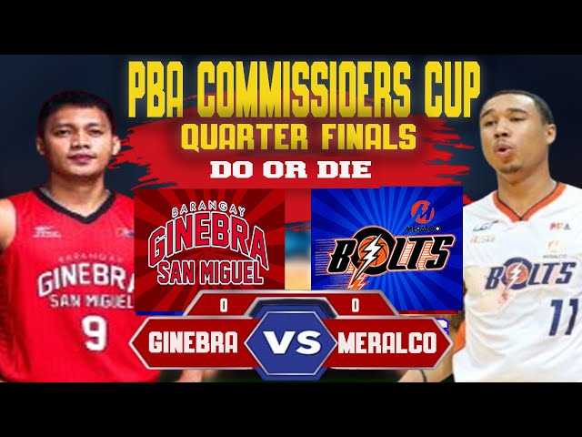 PBA LIVE 🔴BARANGAY GINEBRA NSD VS MERALCO BOLTS - GAME 3 -PBA COMMISSIONERS CUP 2024-25