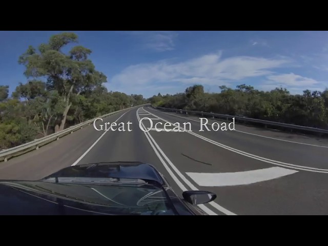 Driving on the Great Ocean road in Victoria Australia  360 VR 4K