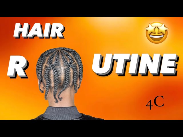 Taking Out Box Braids 4c Hair Men | Hair Routine After Braids