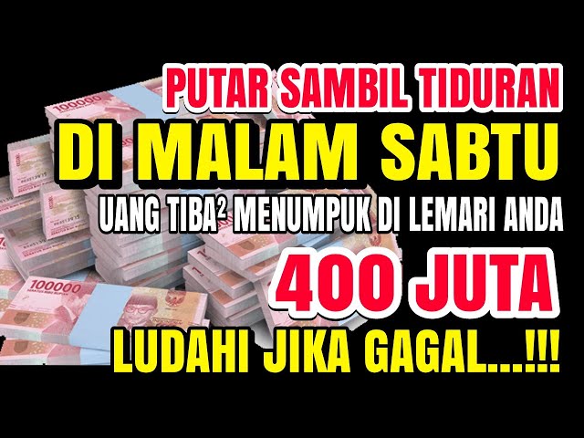 PUTAR SAMBIL TIDURAN ✅ UANG DATANG SENDIRI KERUMAH ANDA MELALUI MALAIKAT mikail ~ Doa pembuka rezeki