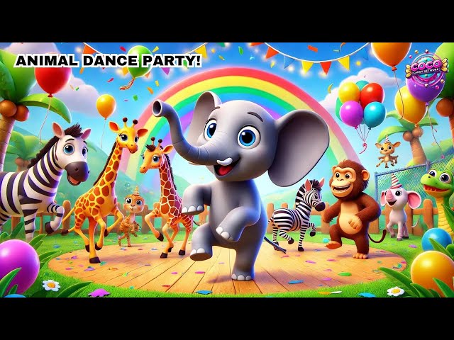 Animal Dance Party | Fun Kids Song About Dancing Animals!