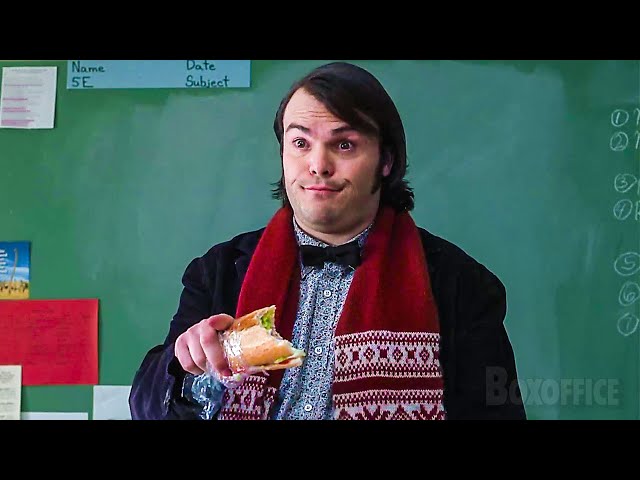 Teacher is hungover on his first day | School of Rock | CLIP