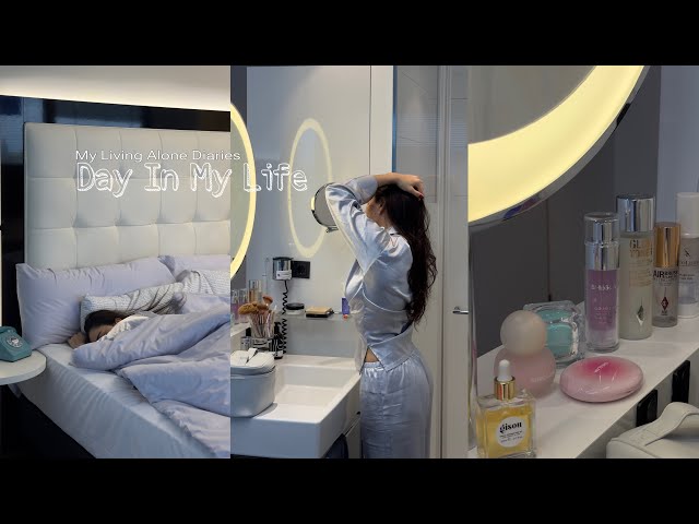 My Living Alone Diaries | A day in my life,, skin care, makeup tutorial, work, shopping...