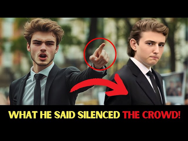 Senior Mocks Barron Trump at Day of Giving Back—What He Said Silenced the Room