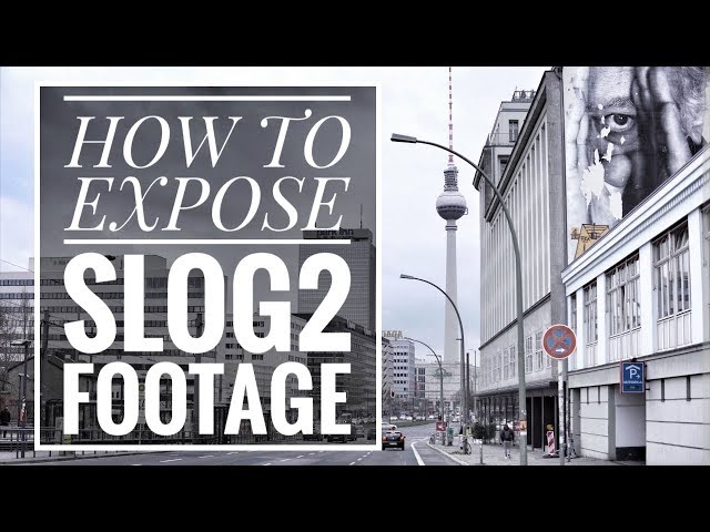 How to Expose S-LOG2 footage on Sony alpha Cameras | 4K