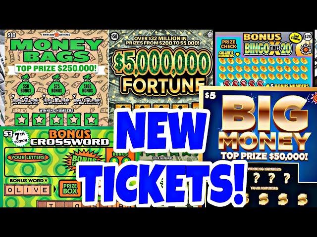 NEW MD LOTTERY $50 SCRATCH OFF TICKET & MORE!