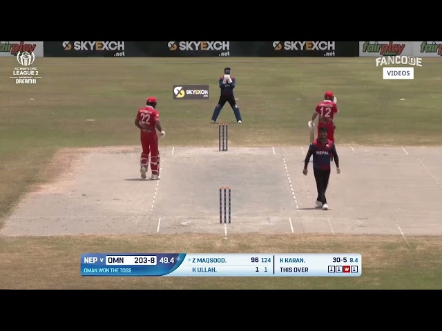 Nepal vs Oman Highlights | Watch Live on FanCode | ICC Men's CWC League 2