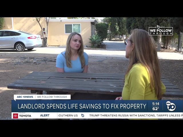 We Follow Through: Landlord spends life savings to fix property