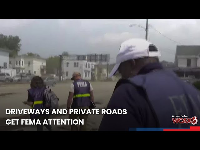 Driveways and private roads get FEMA attention