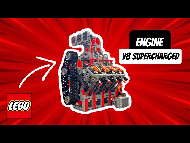 V8 SUPERCHARGED LEGO ENGINE