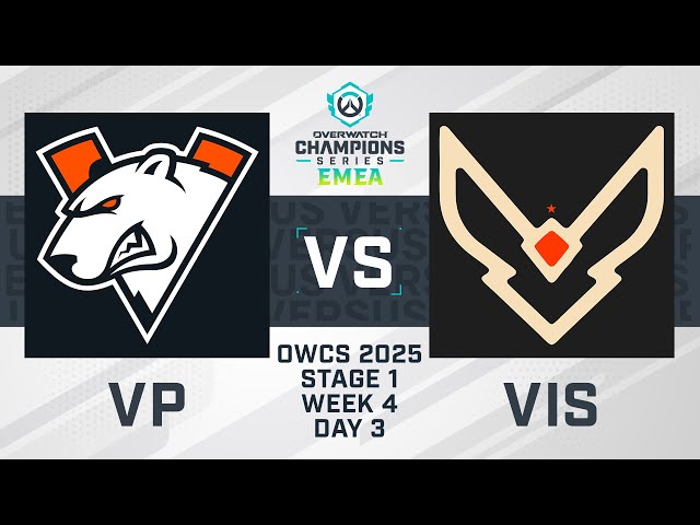 Virtus.pro vs Vision Esports | OWCS 2025 EMEA | Stage 1 Week 4 Day 3