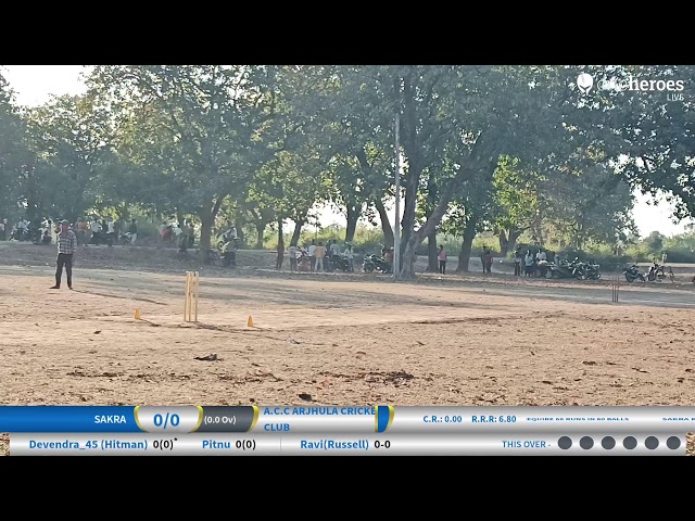 A.C.C Arjhula Cricket Club vs Sakra Live Cricket Match | Naugavan Premier League Cricket Tournament