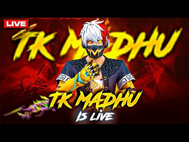 🔴 FREE FIRE MAX LIVE STREAM IN KANNADA TK GAMING FF ⚡ TK MADHU IS LIVE 🧡