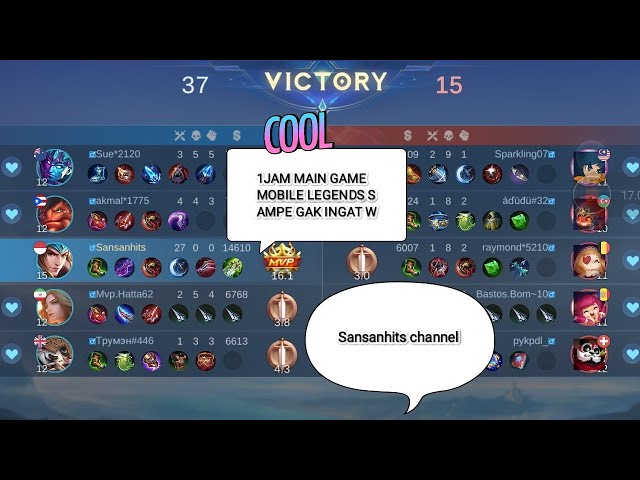 live game, jilong full demage - mobile legends||Sansanhits channel