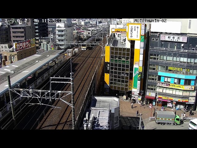 【LIVE】JR本八幡駅北口ライブカメラ　本八幡駅側 LIVECAMERA livestream webcam 電車 鉄道カメラ train station JAPAN