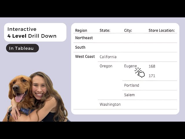 How to Build a 4-Level Drill-Down Dashboard in Tableau with Set Actions