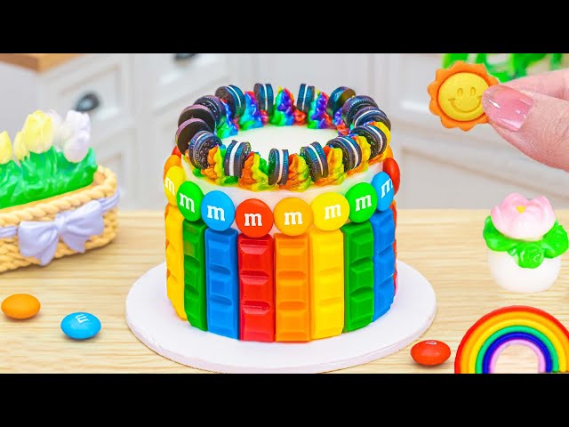 💞Rainbow Ice Cream Ideas💞How To Make Rainbow Oreo Birthday Cake🌈HT Mini Cakes