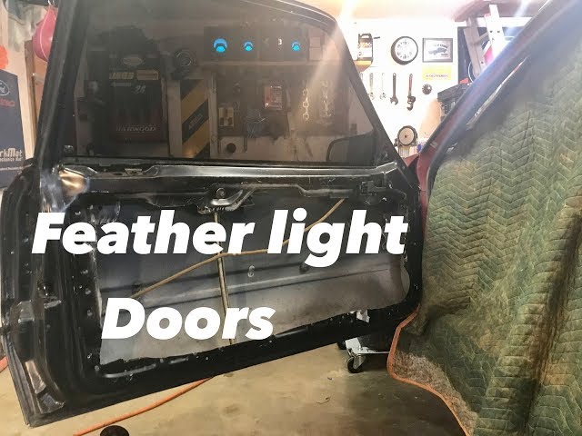 Foxbody how to cut out crash bars, lightweight doors