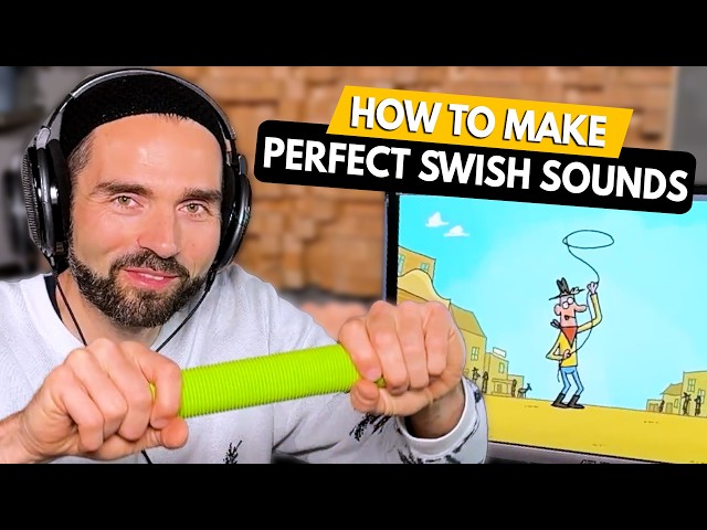 How to Create Realistic Swish Sounds at Home! (Foley Secrets Revealed)