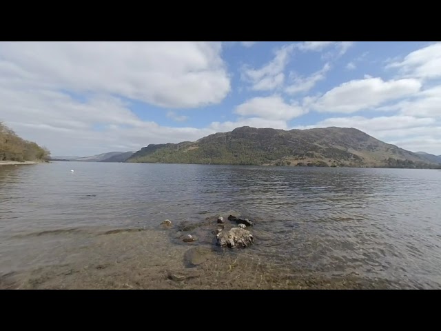 Ullswater Glencoyne bay in the Lake District 3D VR 180 for VR headsets.